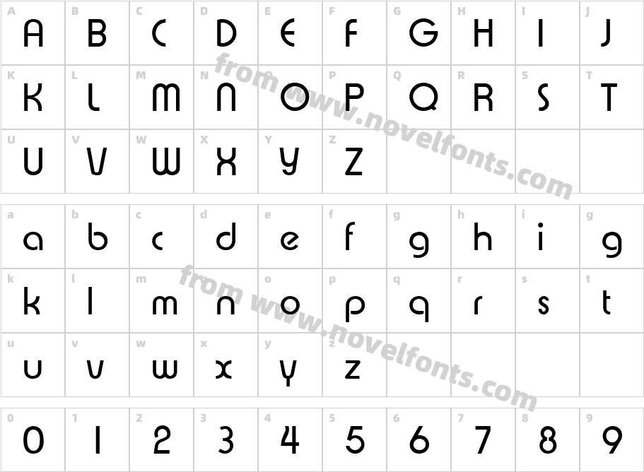 XpressSFCharacter Map