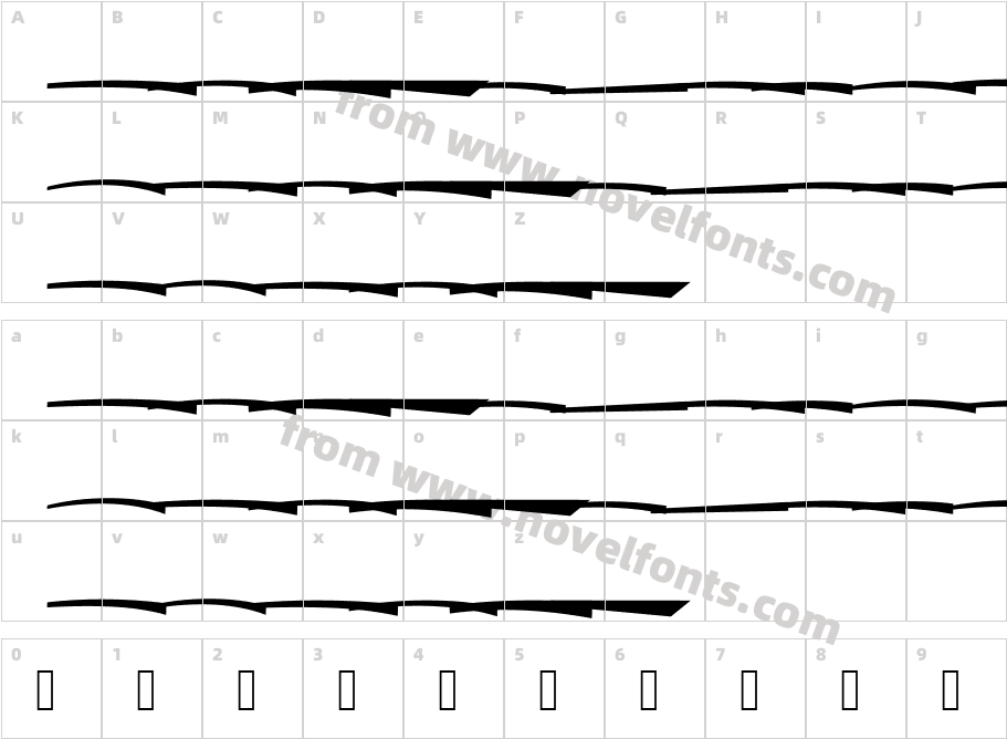 Yackien Swash DemoCharacter Map