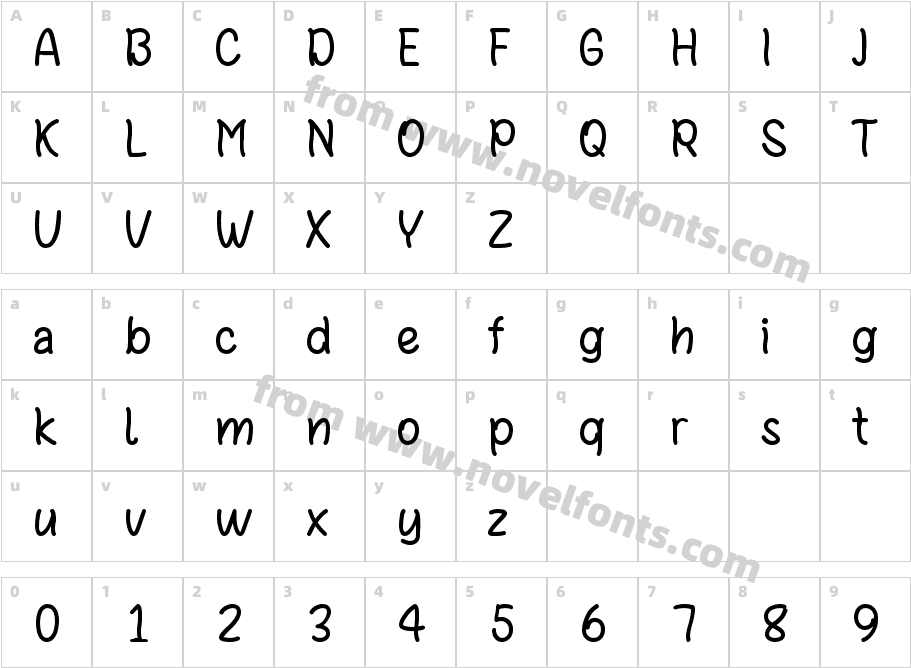 ZYLAA Smile at youCharacter Map