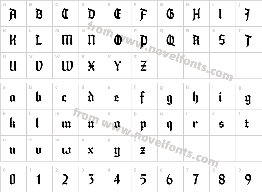 ZYLAA Warm sunlightCharacter Map