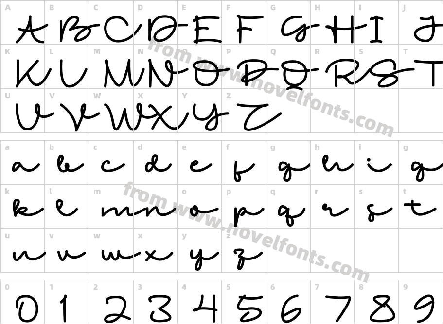 ZalerinCharacter Map