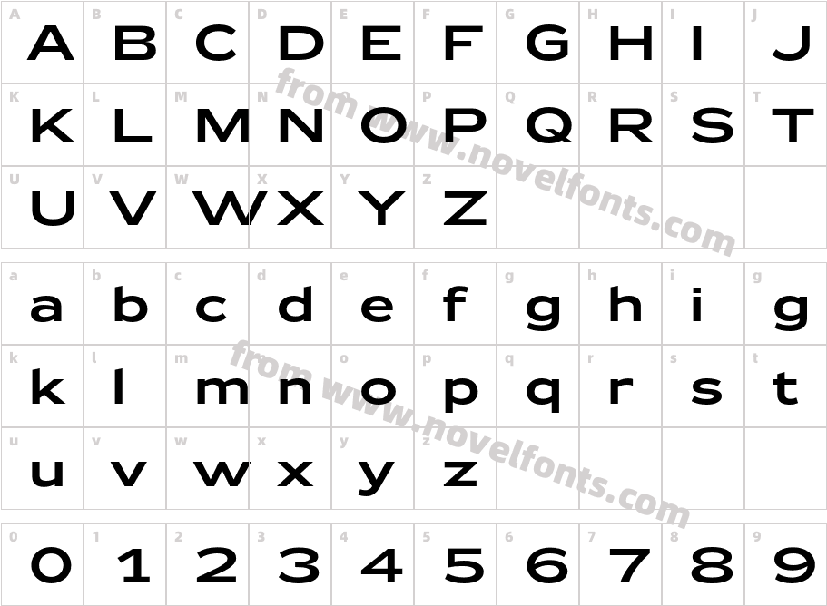 Zeppelin43Character Map