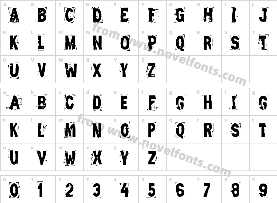 Zero & Zero IsCharacter Map