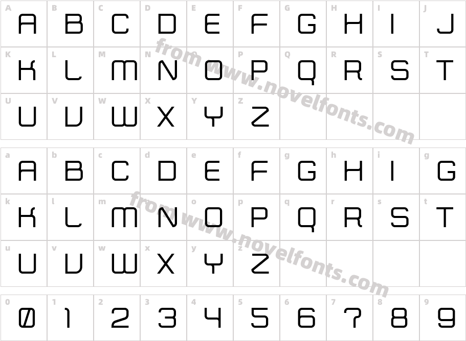 ZipTypefaceCharacter Map