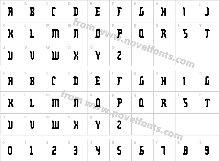 ZodillinCharacter Map