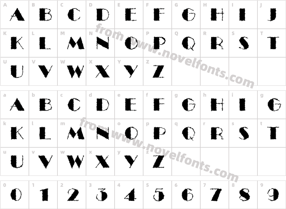 a_BentTitulBrkCharacter Map