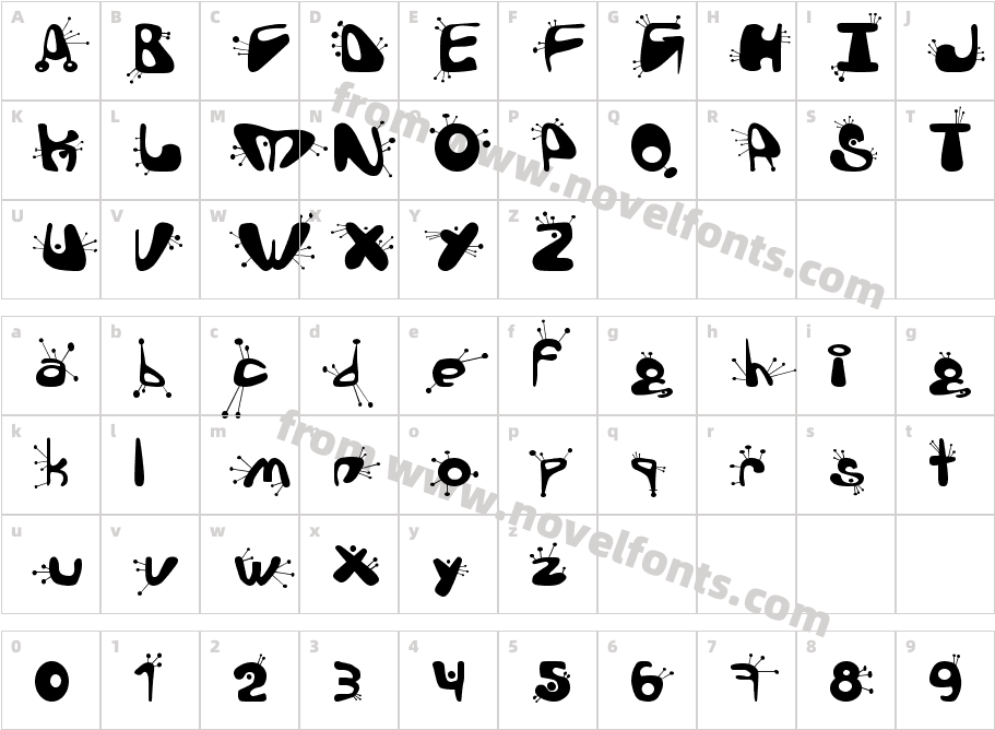 alien languageCharacter Map