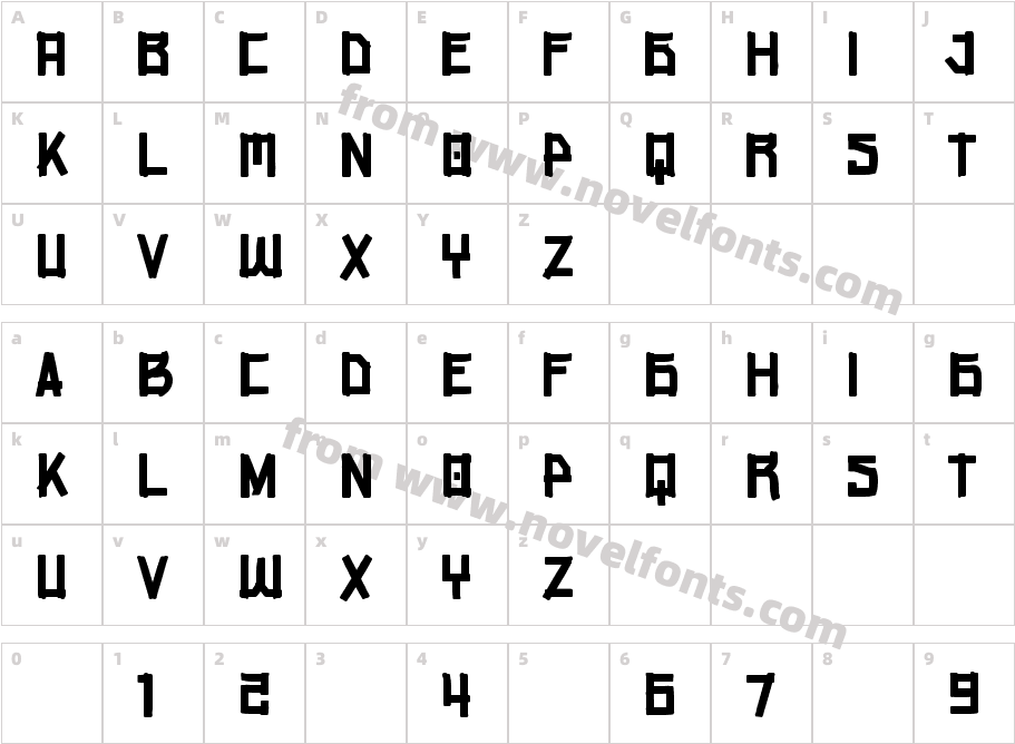 averagoCharacter Map