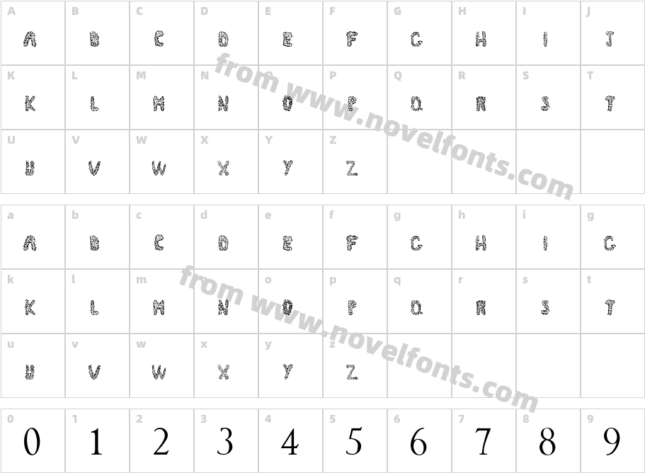 barbershopCharacter Map