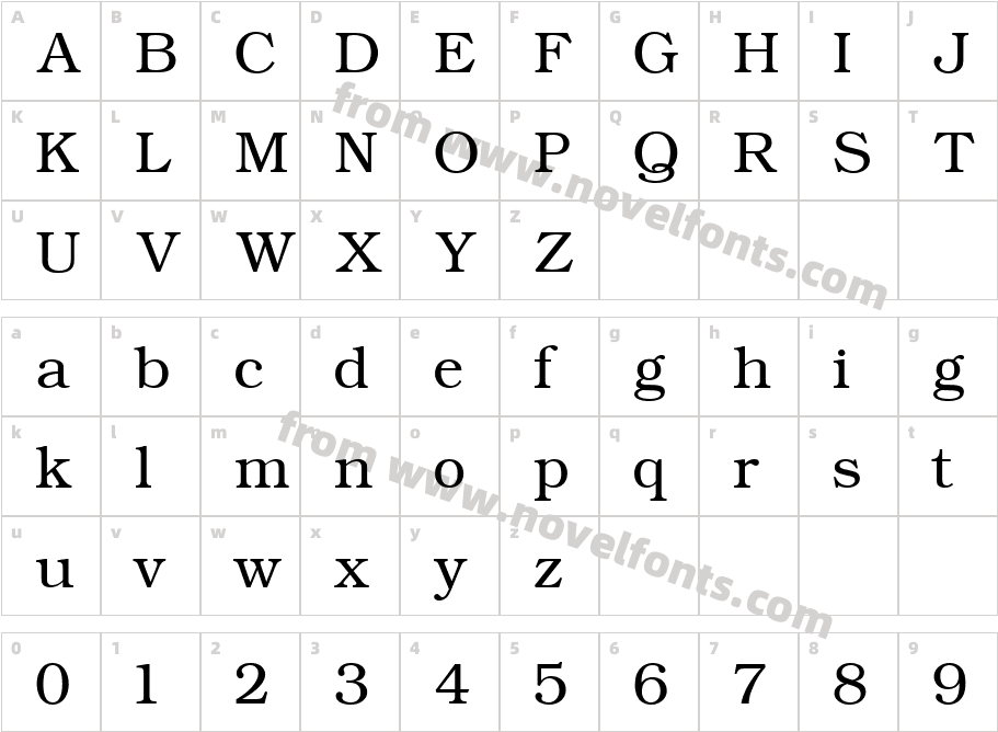 bk866nCharacter Map