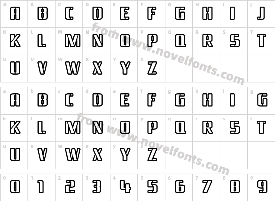 braeside-outlineCharacter Map