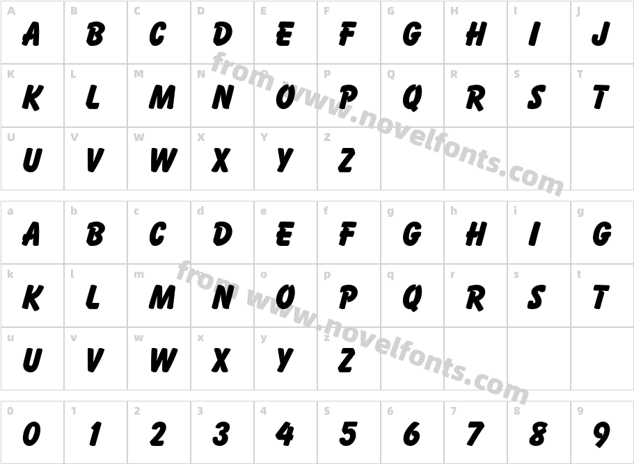 cartoonCharacter Map