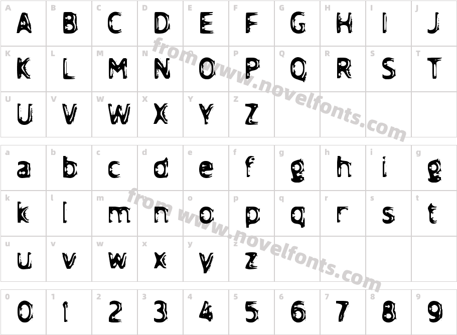 d DeganCharacter Map