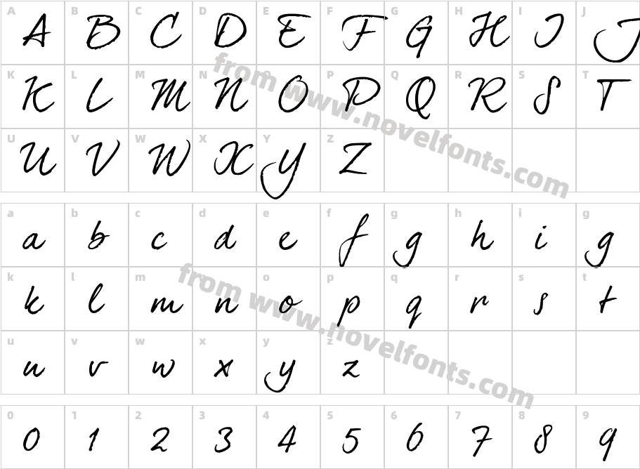 dearJoe 7 TRIALCharacter Map