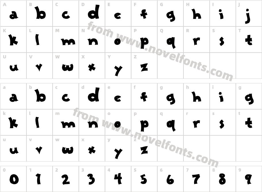 dwt SolidCharacter Map