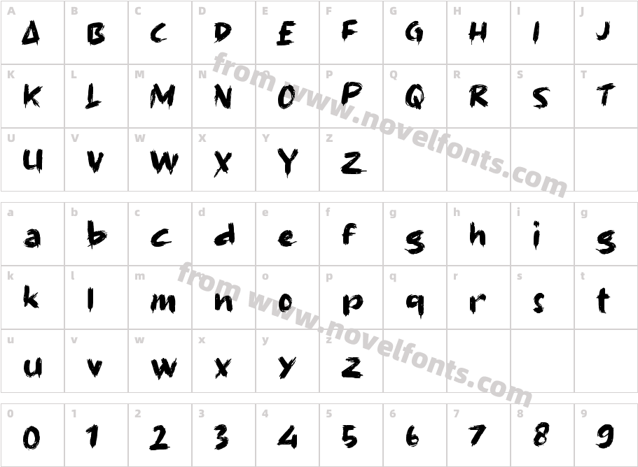 eEZ WINCharacter Map