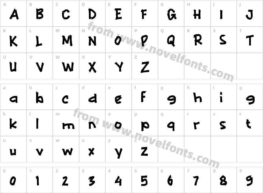 eEmberCharacter Map