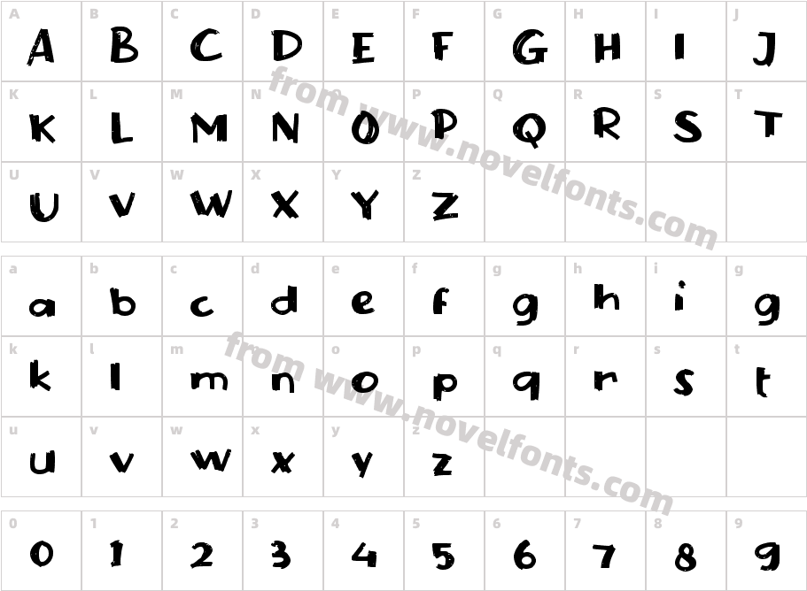 eEmbuhlahCharacter Map