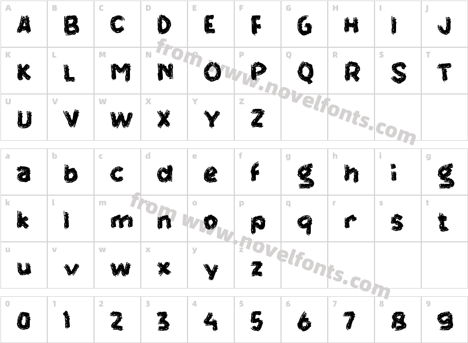 eEretanCharacter Map