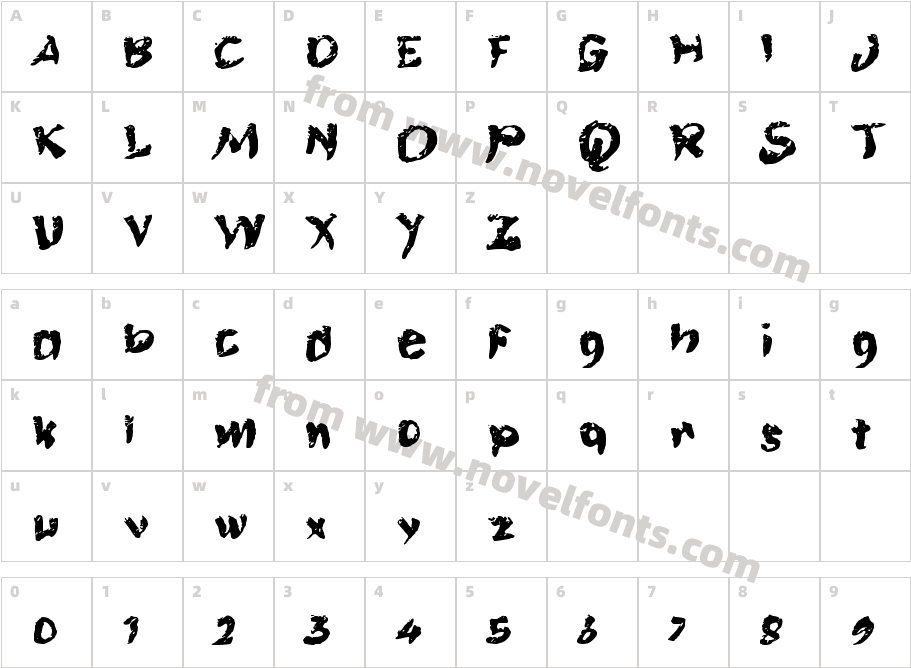 eEtnisCharacter Map