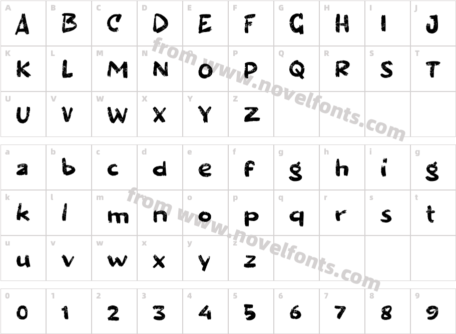 eExplorazyCharacter Map