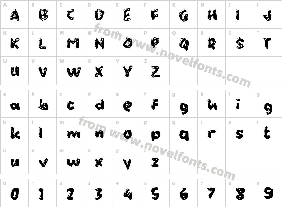 eEyaoCharacter Map