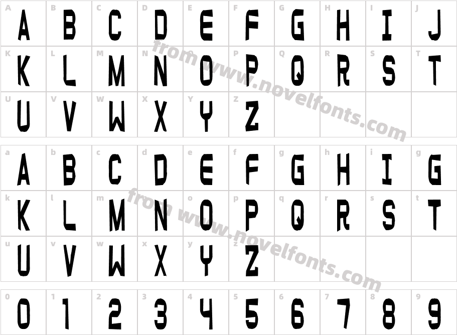 Funny farm softCharacter Map