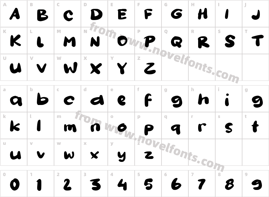 fFunnyfunCharacter Map