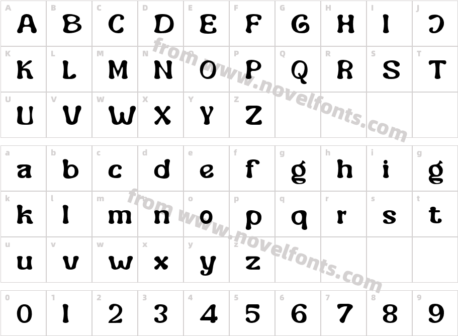 font93 SemBdCharacter Map