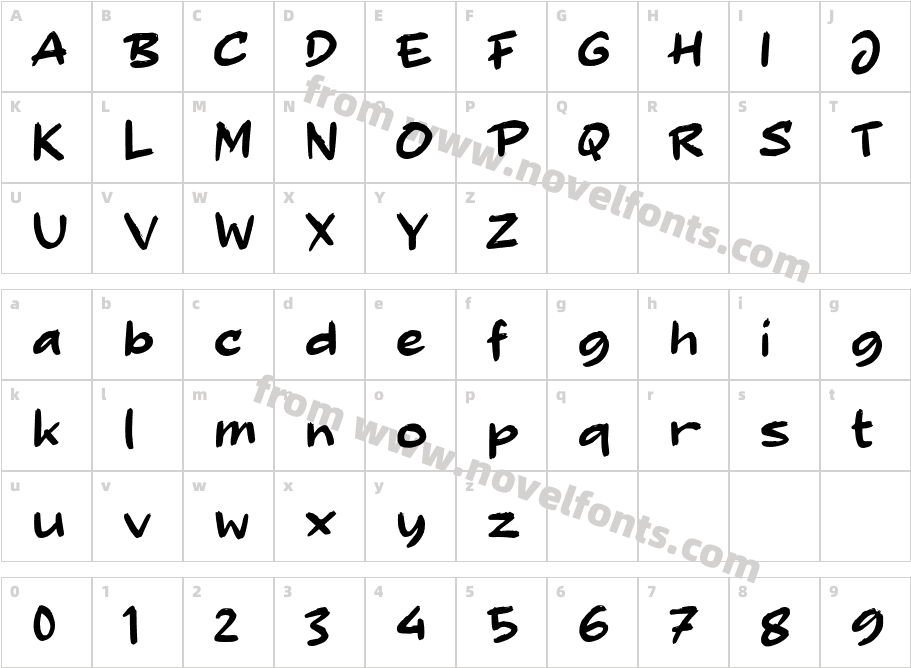 g GadoCharacter Map