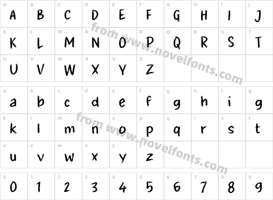 gGaharuCharacter Map