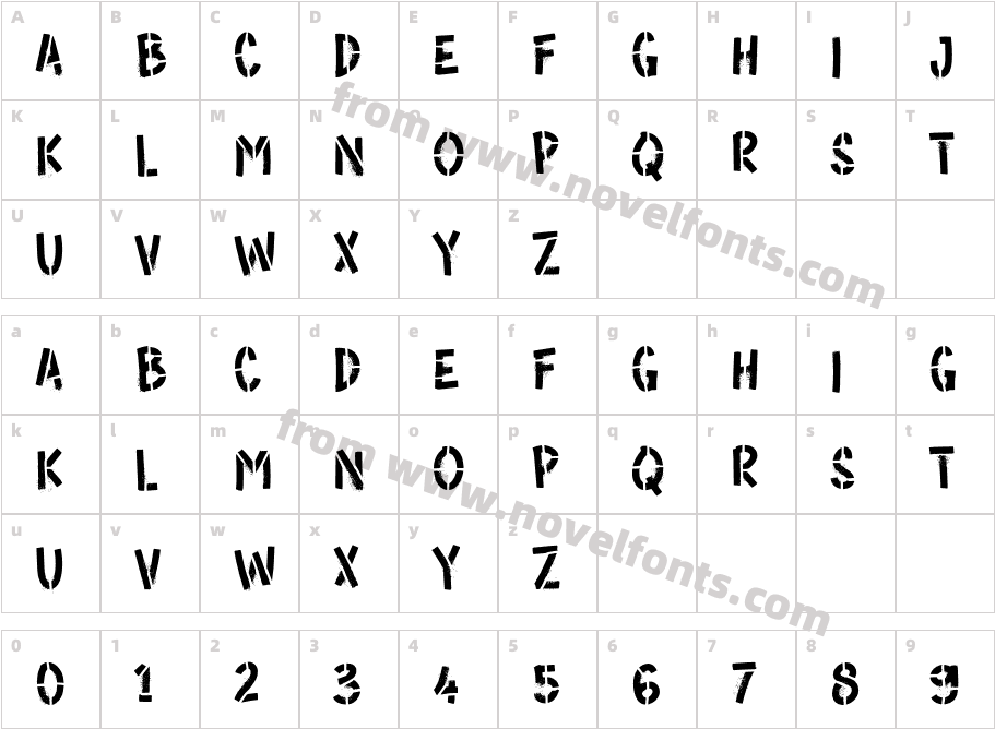 gGerduCharacter Map