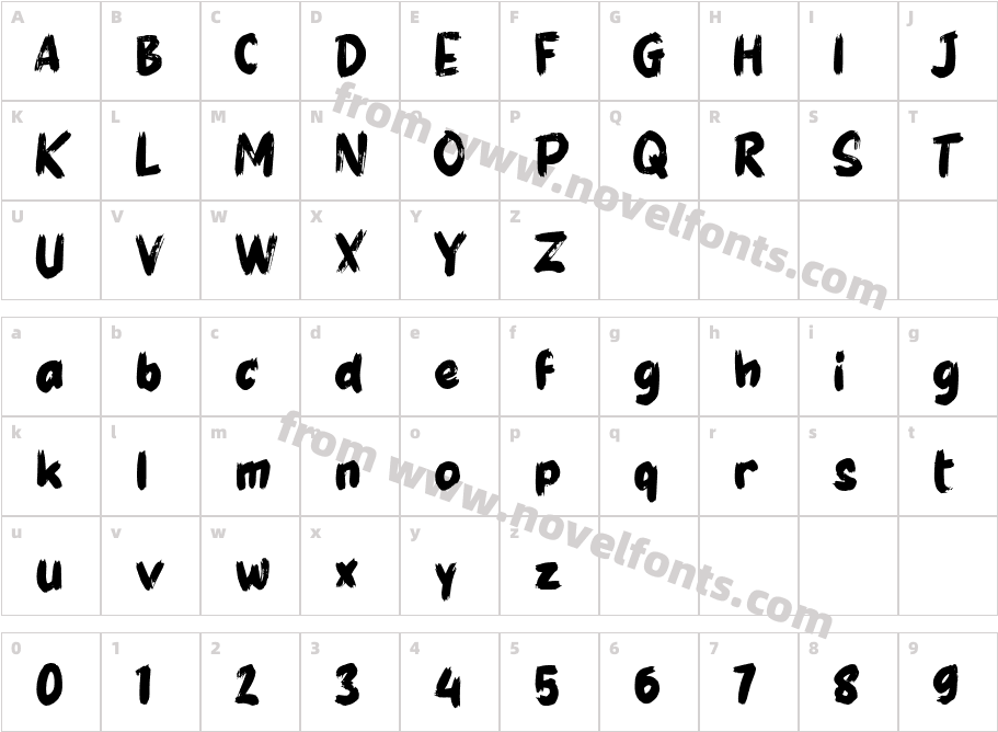 gGrillinCharacter Map