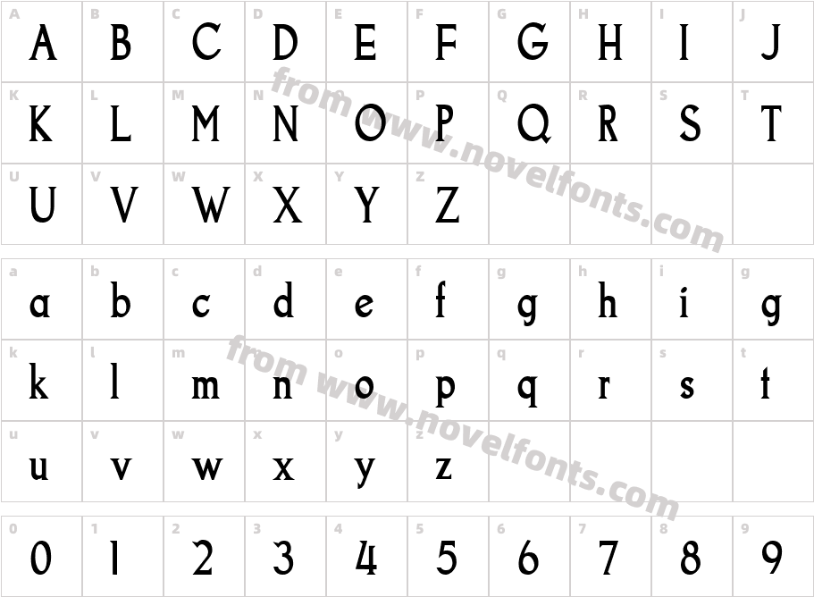 goodfisbCharacter Map