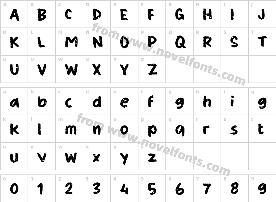 hHardscapeCharacter Map