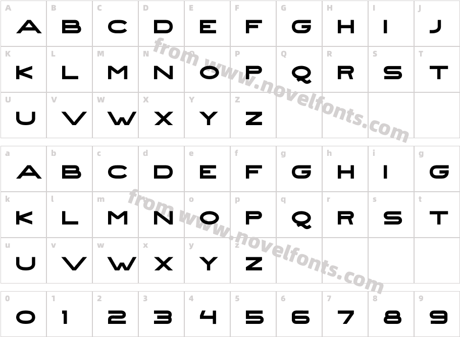 helssanserifCharacter Map