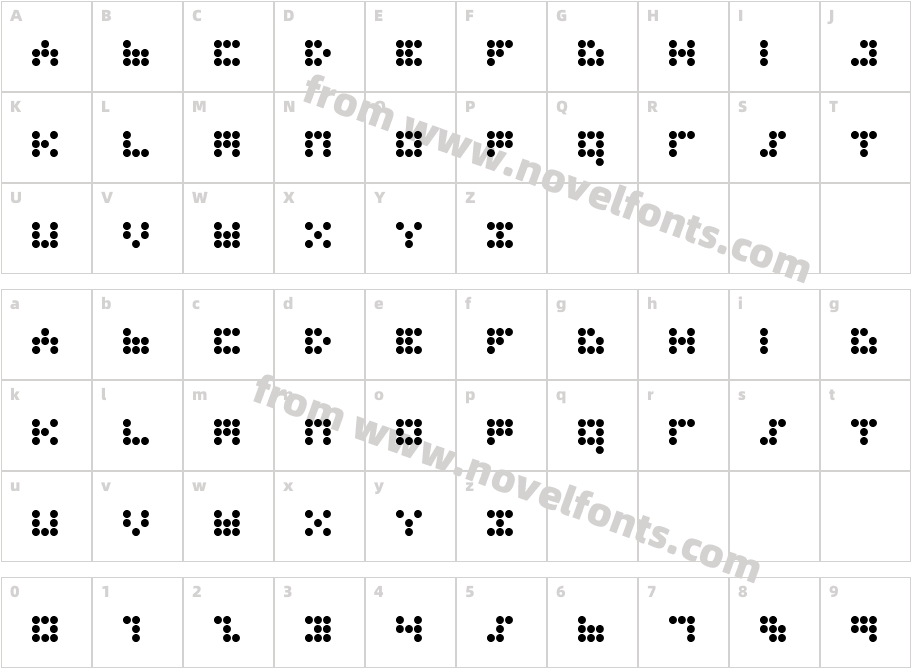 imajix 9dotCharacter Map