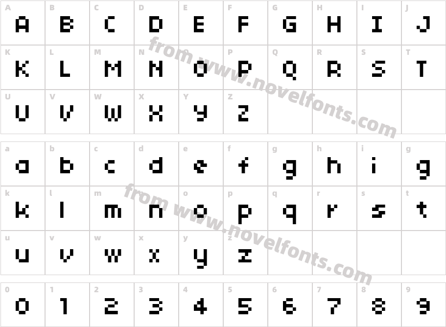 04b03Character Map