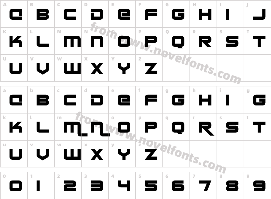 mechanoidCharacter Map