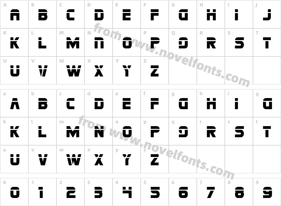 missiondangerlaserCharacter Map