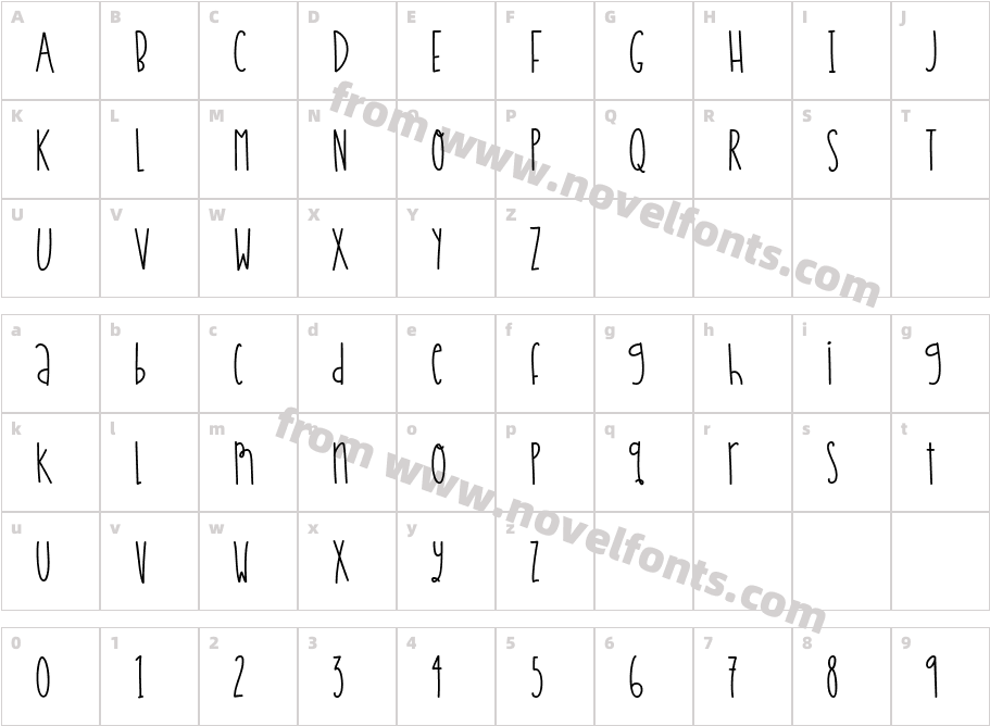 rainstomperCharacter Map