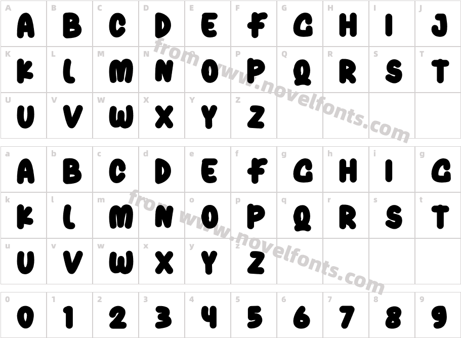 sunday fundayCharacter Map