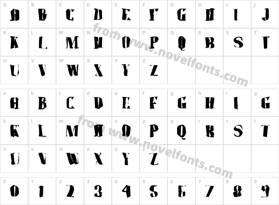 warriot strange BoldCharacter Map