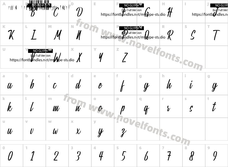 $Character Map