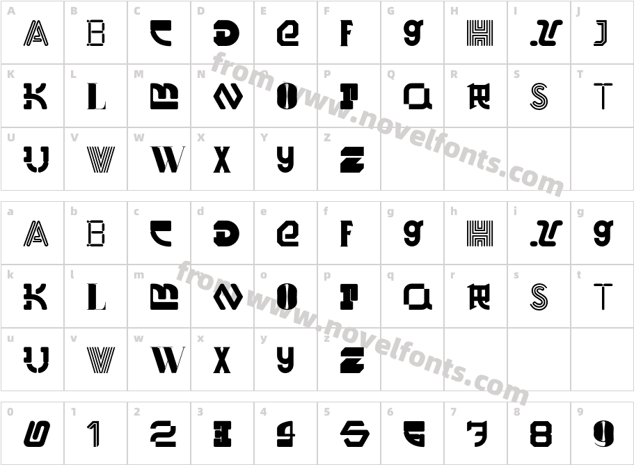 36 Days Of Type RegularCharacter Map