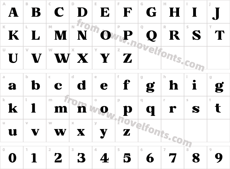 ALT Maria Clara BoldCharacter Map