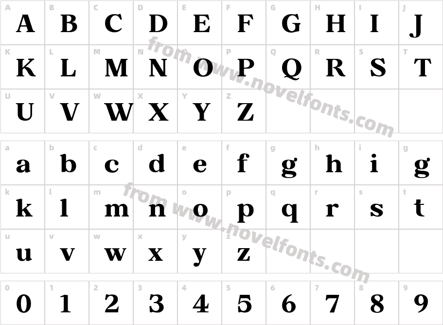 ALT Maria Clara SemiboldCharacter Map