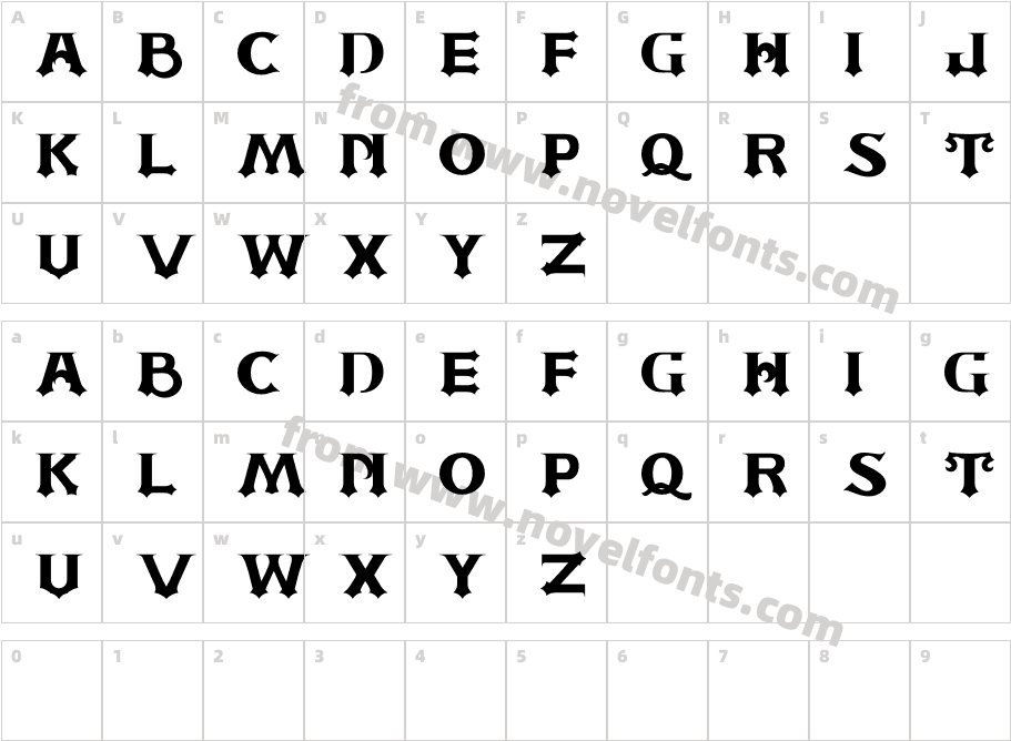 ASTONE ROYALCharacter Map