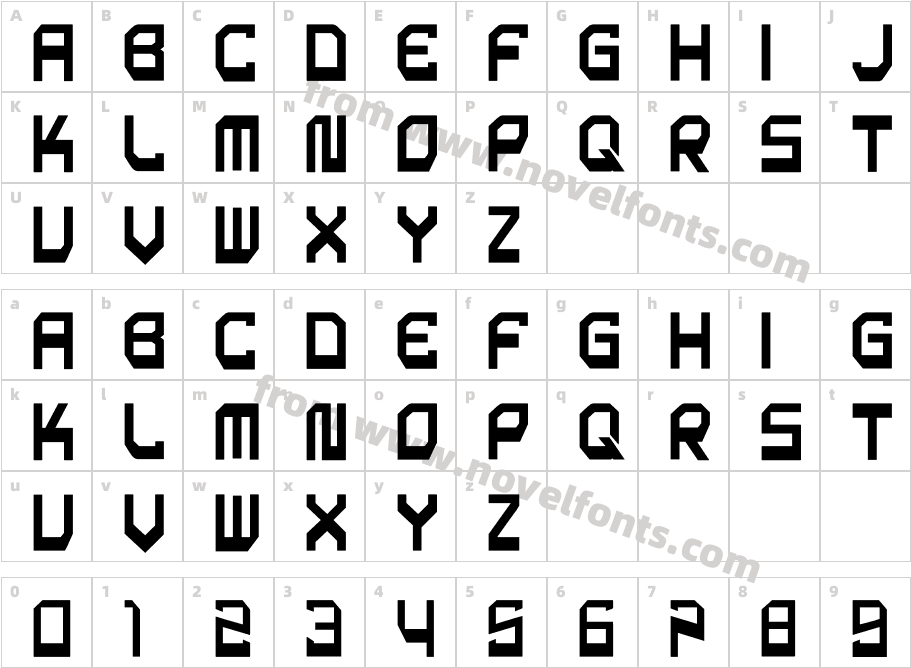 AVEOSACharacter Map