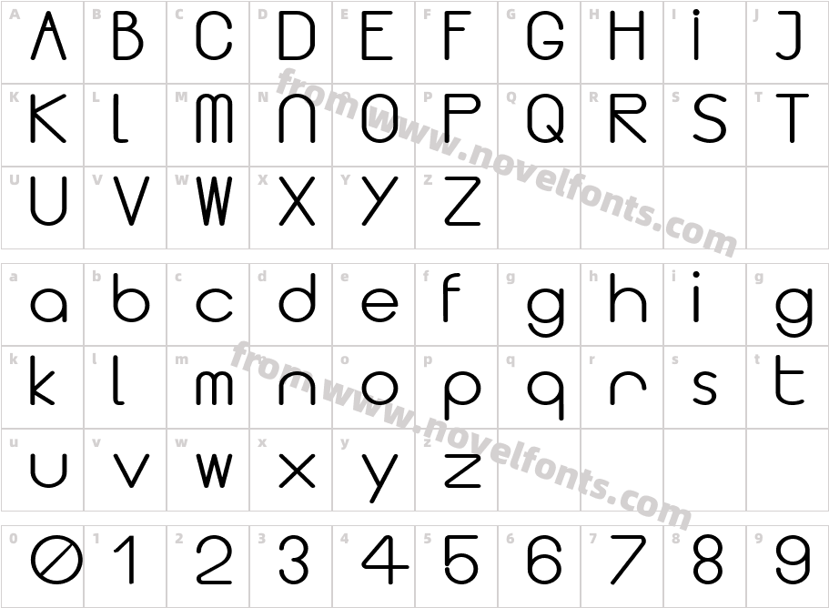 Aiolfi BoldCharacter Map